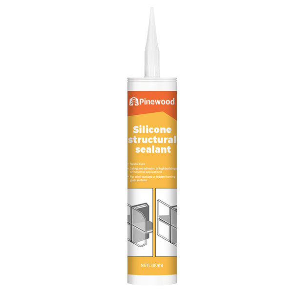 Professional Silicone Structural Sealant - 300ml Heavy-Duty Neutral Cure Adhesive | High-Building Strength for Glass Curtain Walls & Industrial Framing